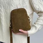Сумка жіноча шкіряна оливкова FM1714H
