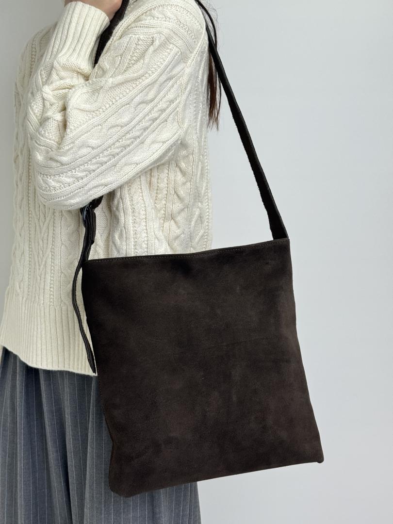 Сумка женская кожаная шоколадная FM1579E