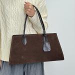 Сумка женская кожаная шоколадная FM1767A