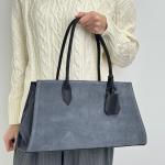 Сумка женская кожаная графит FM1767B