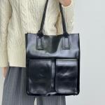 Сумка женская кожаная черная FM1768A