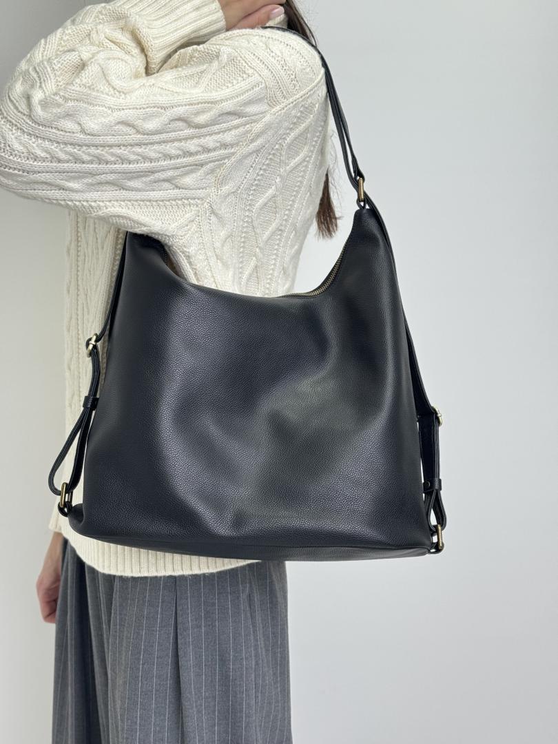 Сумка женская кожаная черная FM1769A