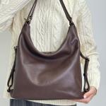 Сумка женская кожаная шоколадная FM1769B