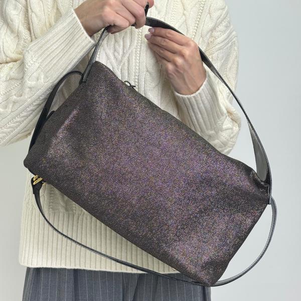 Сумка женская кожаная золото FM1370E