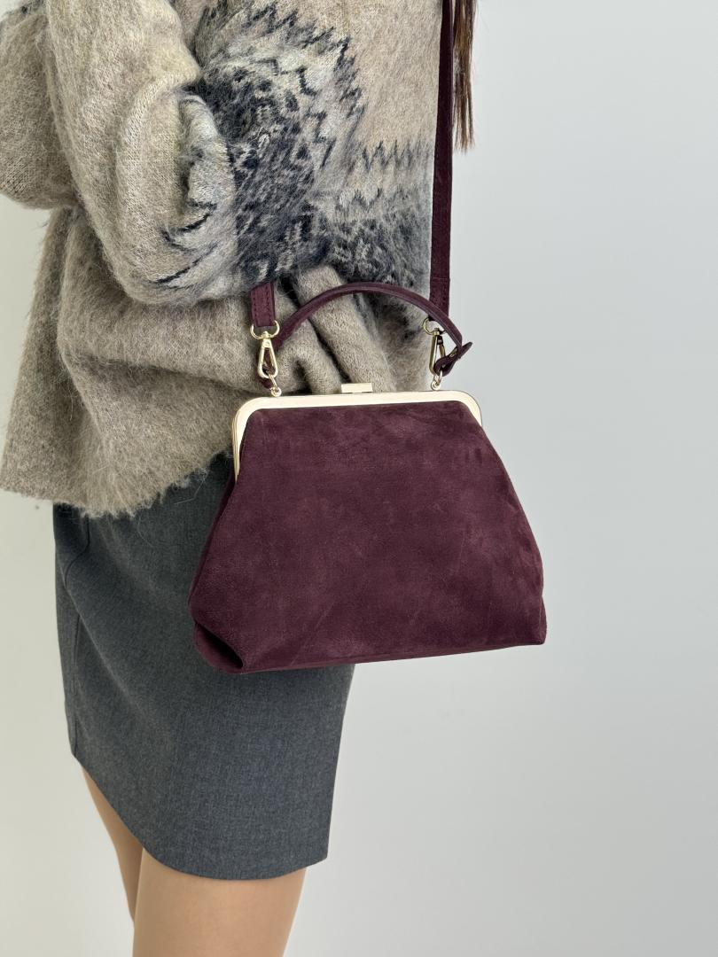 Сумка жіноча шкіряна марсала FM1742F