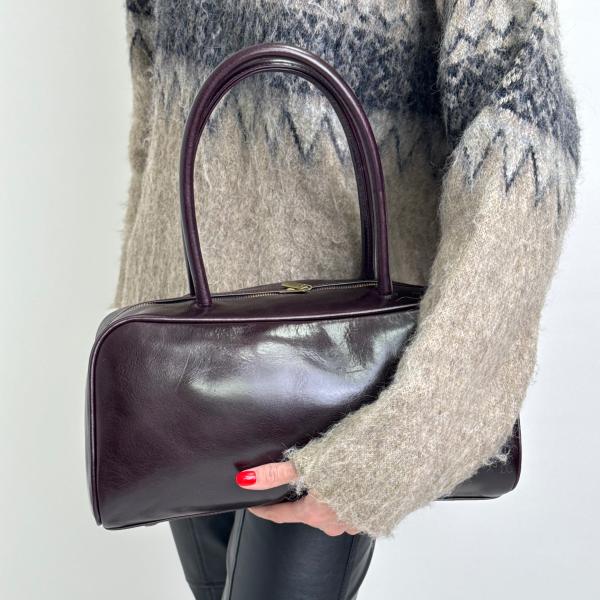 Сумка женская кожаная марсала FM1774B