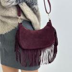 Сумка жіноча шкіряна марсала FM1775C