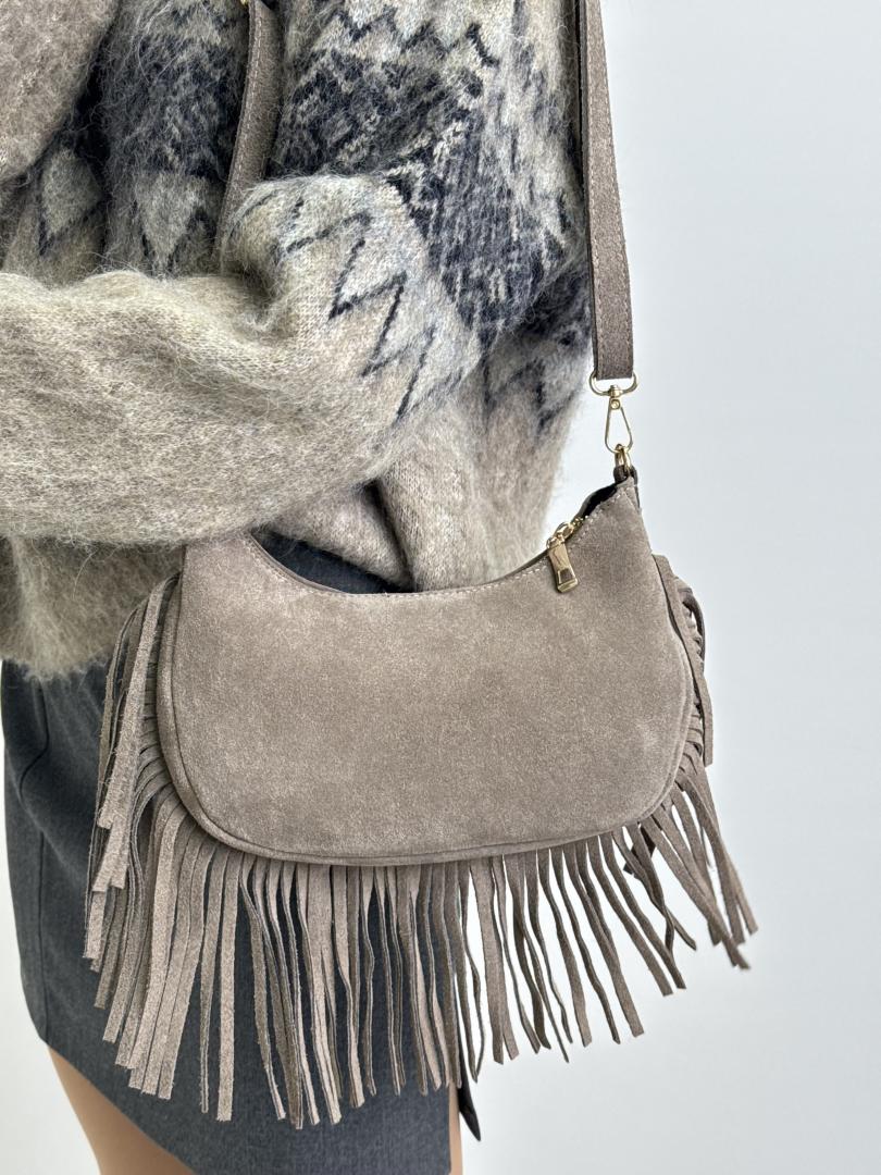 Сумка жіноча шкіряна тауп FM1775E