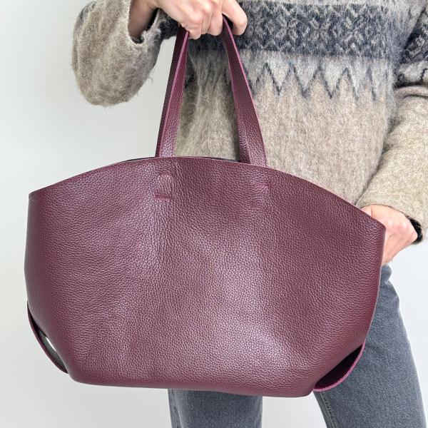 Сумка женская кожаная марсала FM1008E