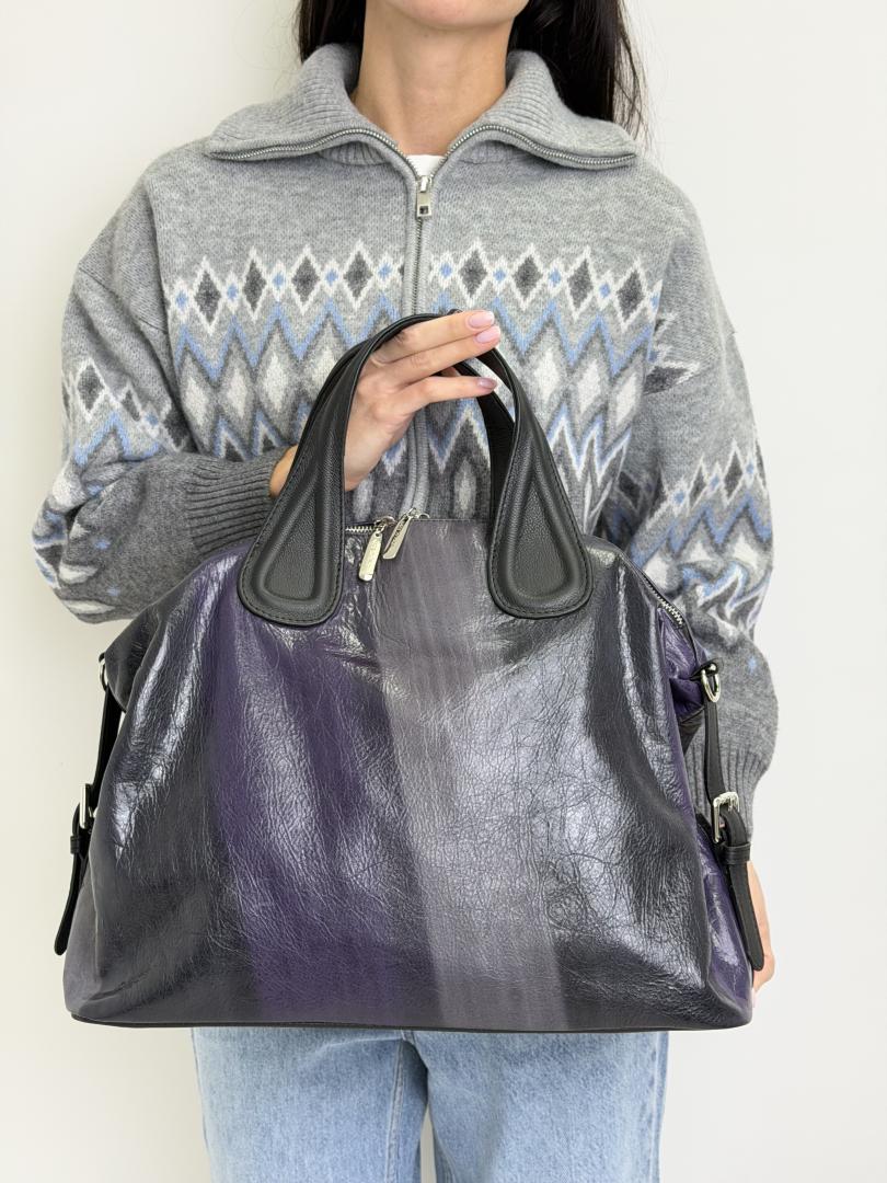 Сумка жіноча шкіряна чорна FM1240AM