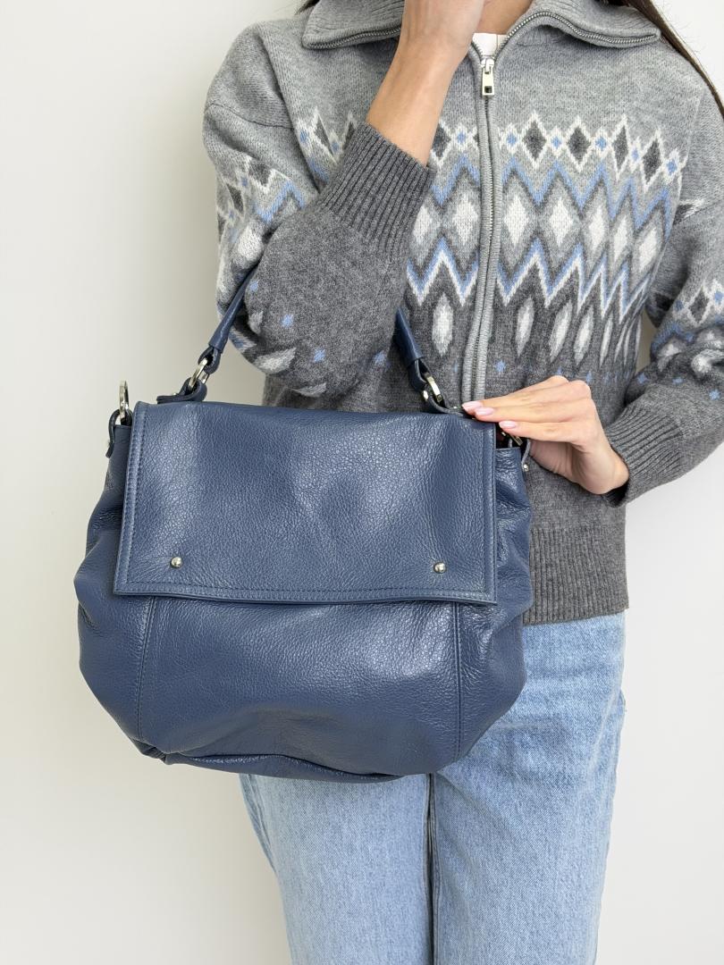 Сумка женская кожаная джинс FM1777A