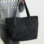 Сумка женская кожаная черная FM1726C