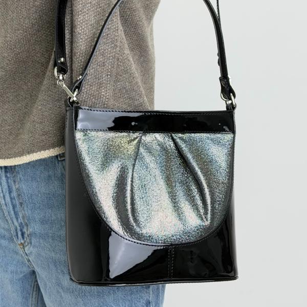 Сумка женская кожаная черная FM1779C