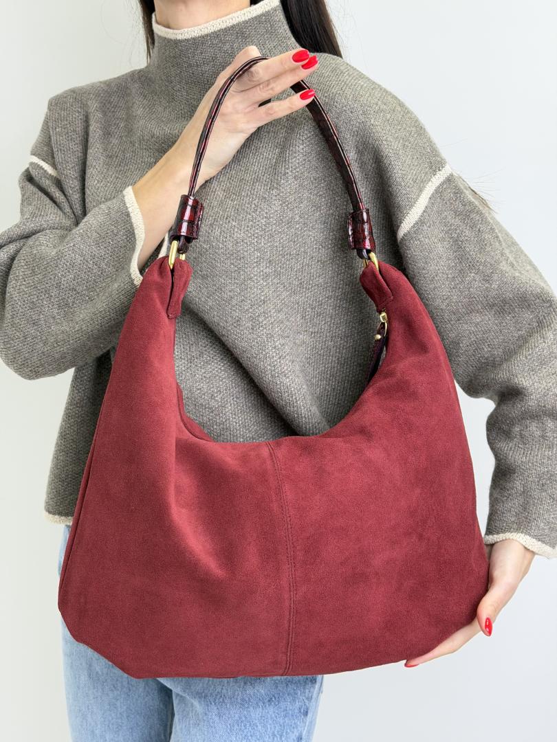 Сумка женская кожаная марсала FM1780A