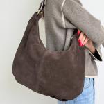 Сумка женская кожаная шоколадная FM1780B