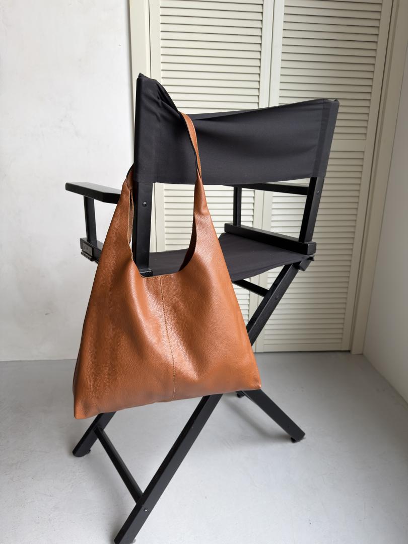 Сумка женская кожаная карамельная FM1786E