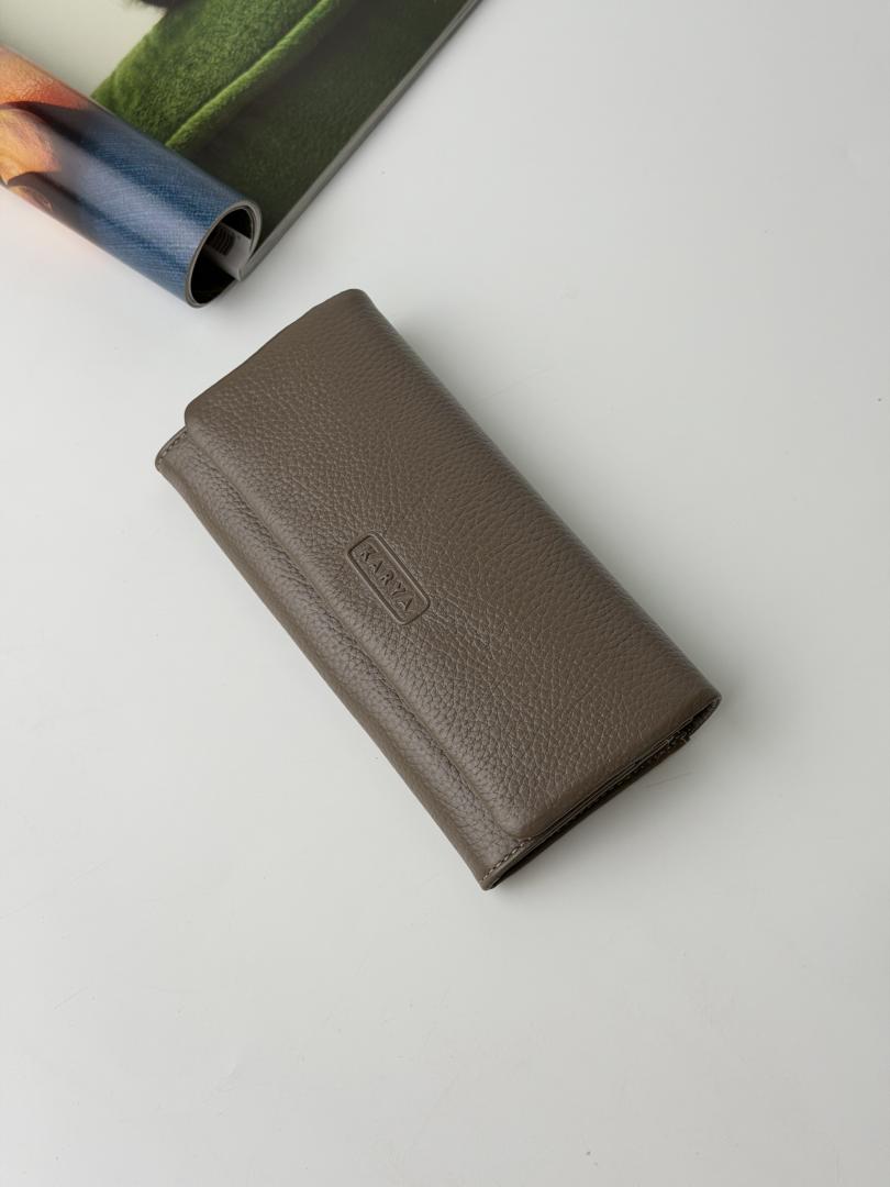 Кошелек женский кожаный тауп FM1317P