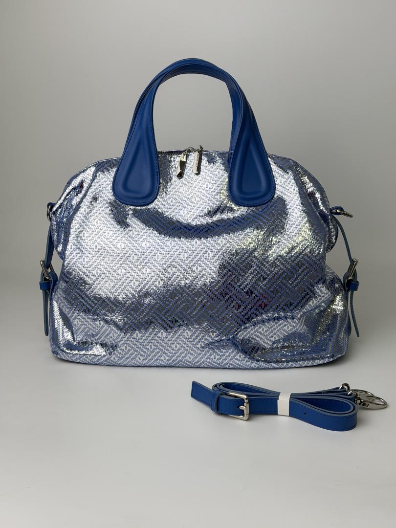 Сумка женская кожаная синяя FM1240AO