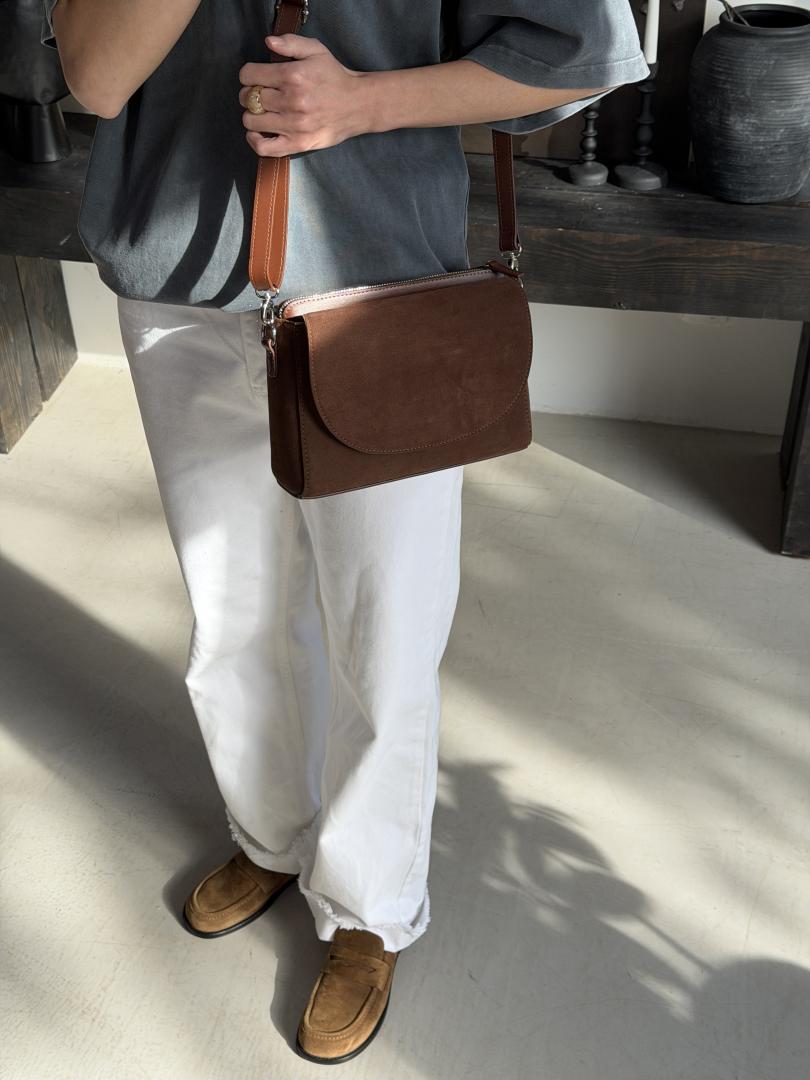 Сумка жіноча шкіряна шоколадна FM0973AH