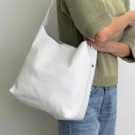 Сумка женская кожаная белая FM1482H