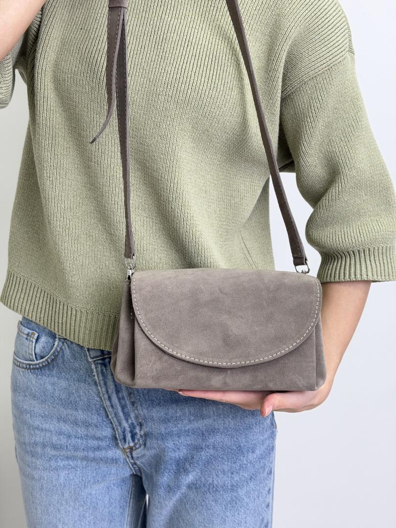 Сумка жіноча шкіряна тауп FM1666E