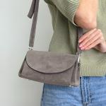 Сумка жіноча шкіряна тауп FM1666E