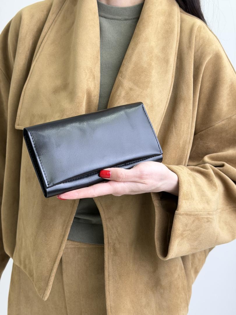 Кошелек женский кожаный черный FM1792B