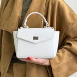 Сумка женская кожаная белая FM1101AD