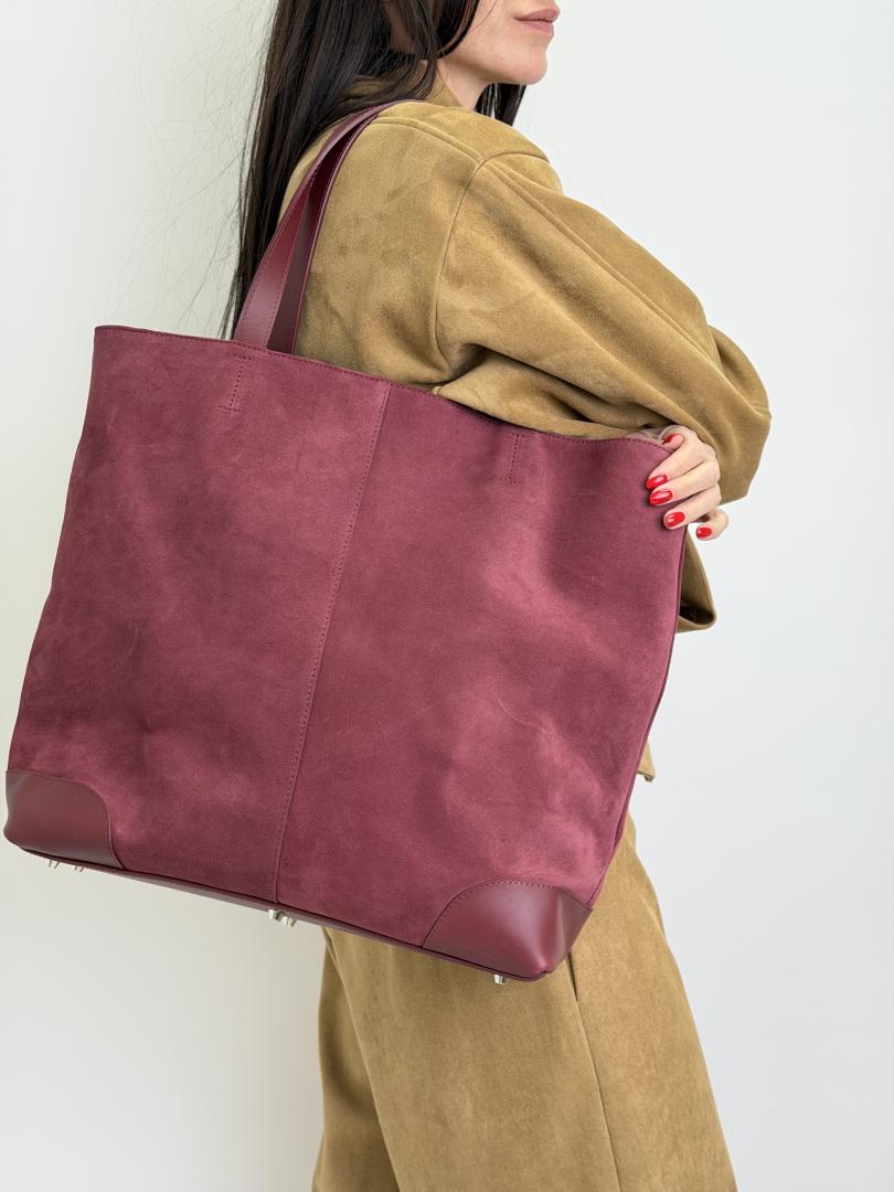 Сумка женская кожаная марсала FM1789D