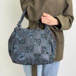 Сумка женская кожаная синяя FM1263CG