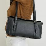 Сумка женская кожаная черная FM1798A