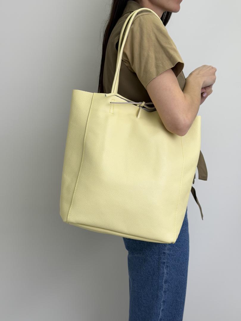 Сумка женская кожаная желтая FM0930AG