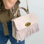 Сумка женская кожаная пудра FM1753E