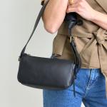 Сумка женская кожаная черная FM1801A