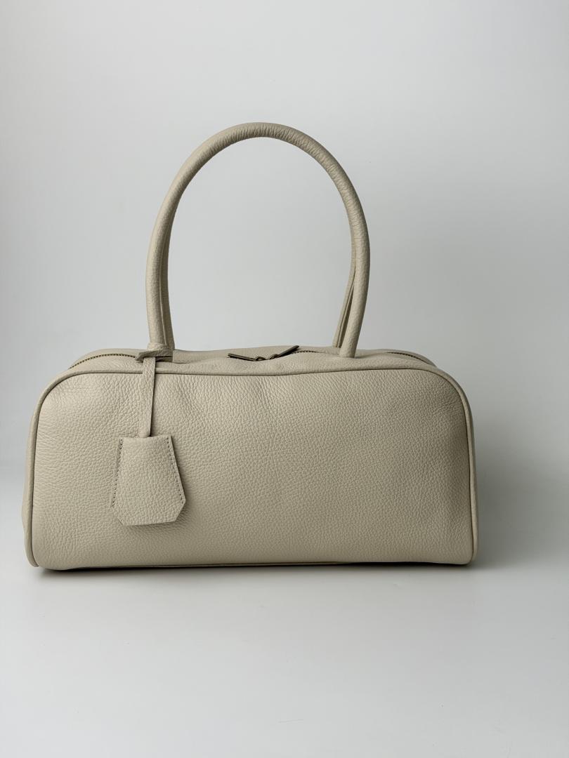 Сумка жіноча шкіряна молочна FM1774F