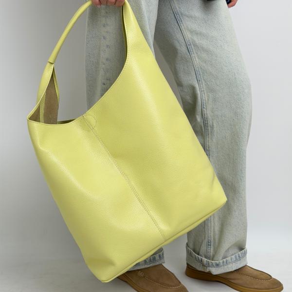 Сумка жіноча шкіряна жовта FM1520E