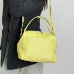 Сумка женская кожаная желтая FM1035H