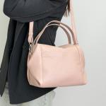 Сумка женская кожаная пудра FM1035J