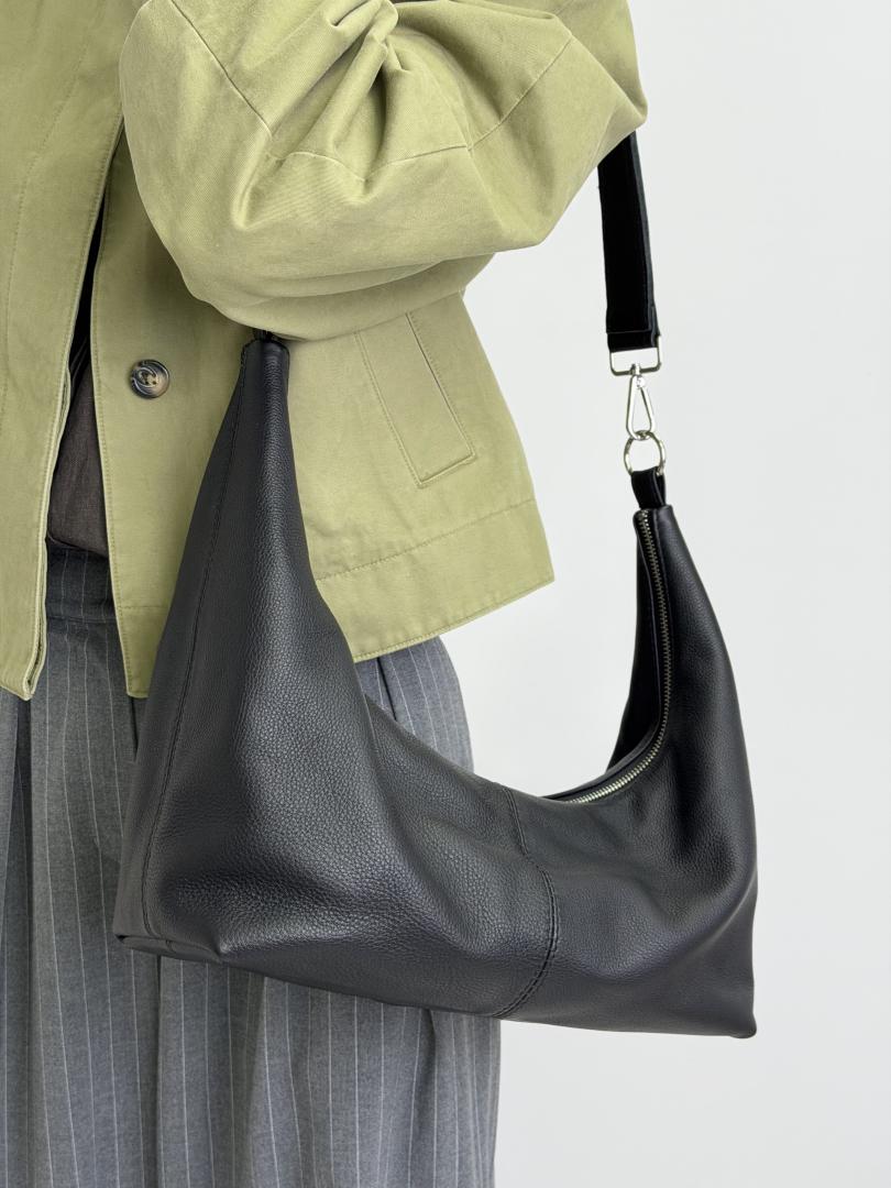 Сумка женская кожаная черная FM1803B