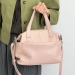 Сумка женская кожаная пудра FM1234I