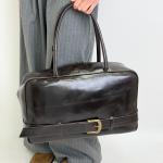 Сумка женская кожаная шоколадная FM1791B