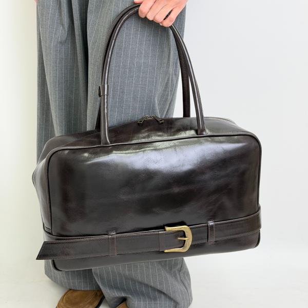 Сумка женская кожаная шоколадная FM1791B