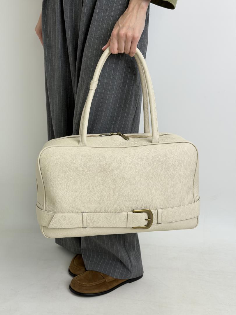 Сумка женская кожаная молочная FM1791C