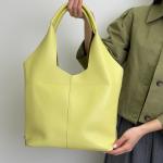 Сумка женская кожаная желтая FM1280I