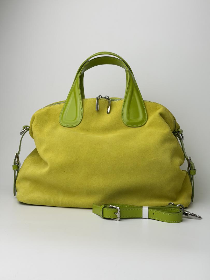 Сумка женская кожаная салатовая FM1240AR