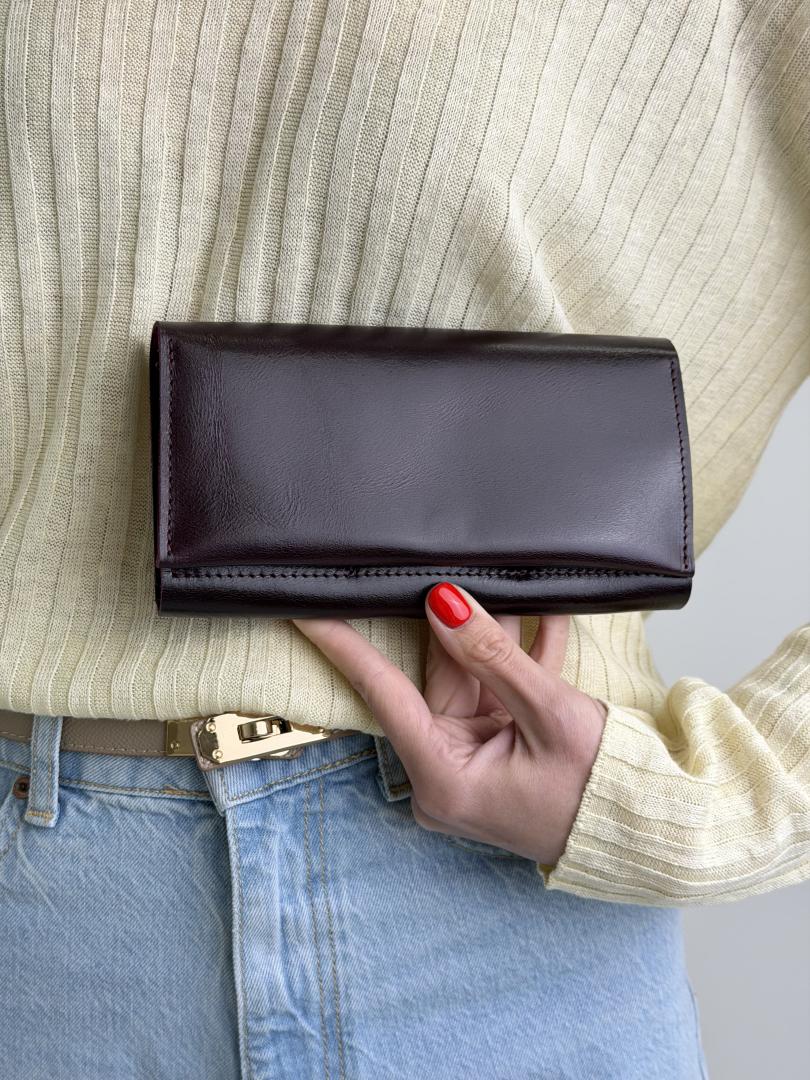 Кошелек женский кожаный марсала FM1792C