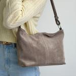 Сумка женская кожаная тауп FM1000AF