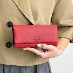 Кошелек женский кожаный красный FM1317S