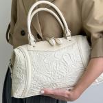 Сумка жіноча шкіряна молочна FM1756I