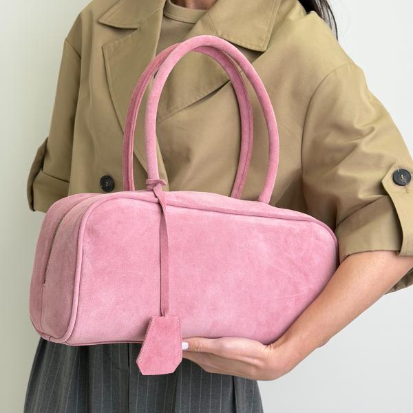 Сумка жіноча шкіряна пудра FM1774H